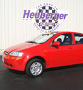 chevrolet aveo 2004 red hatchback gasoline 4 cylinders front wheel drive automatic 80905