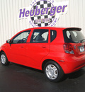 chevrolet aveo 2004 red hatchback gasoline 4 cylinders front wheel drive automatic 80905