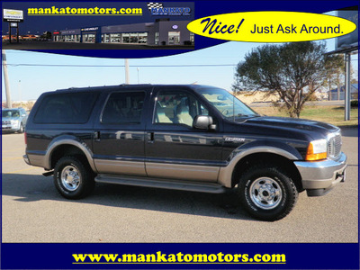 ford excursion 2001 blue suv ltd 4wd gasoline 10 cylinders 4 wheel drive automatic 56001