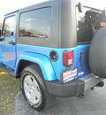 jeep wrangler 2010 blue suv sahara gasoline 6 cylinders 4 wheel drive automatic 34474