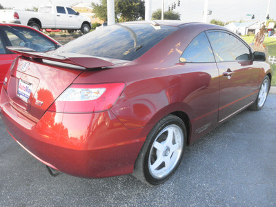 honda civic 2007 red coupe si gasoline 4 cylinders front wheel drive 6 speed manual 34474