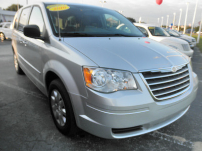 chrysler town and country 2010 silver van lx flex fuel 6 cylinders front wheel drive automatic 34474