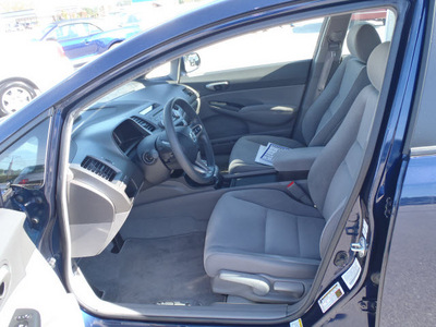 honda civic 2009 blue sedan lx gasoline 4 cylinders front wheel drive automatic 28557