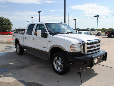 ford f 250 super duty 2007 white king ranch diesel 8 cylinders 4 wheel drive automatic 76087