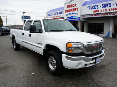 gmc sierra 2500hd 2006 white slt 4x4 diesel 8 cylinders 4 wheel drive automatic 98371