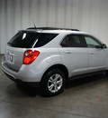 chevrolet equinox 2010 silver suv lt gasoline 4 cylinders front wheel drive automatic 76108