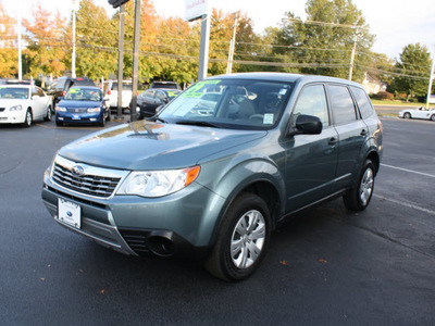 subaru forester 2009 sage green suv 2 5 x gasoline 4 cylinders all whee drive automatic 07701