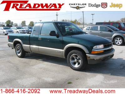 chevrolet s 10 1998 greenpewter pickup truck ls gasoline 6 cylinders rear wheel drive automatic 45840