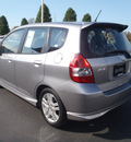 honda fit 2007 gray hatchback sport gasoline 4 cylinders front wheel drive automatic 44410