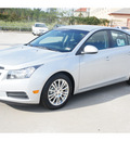 chevrolet cruze 2012 silver sedan eco gasoline 4 cylinders front wheel drive 6 speed manual 77090