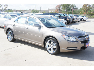 chevrolet malibu 2012 brown sedan 1 lt gasoline 4 cylinders front wheel drive 6 spd auto lpo,conv pkg lpo, cargo 77090