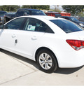 chevrolet cruze 2012 white sedan ls gasoline 4 cylinders front wheel drive automatic 77090