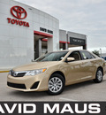 toyota camry 2012 gold sedan 4 cylinders front wheel drive automatic 32771