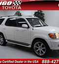 toyota sequoia 2004 white suv limited gasoline 8 cylinders rear wheel drive automatic 91731