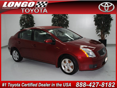 nissan sentra 2007 red sedan gasoline 4 cylinders front wheel drive automatic 91731