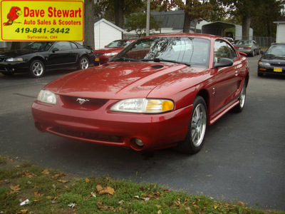 ford mustang svt cobra 1998 red coupe gasoline v8 dohc rear wheel drive 5 speed manual 43560