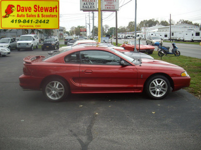 ford mustang svt cobra 1998 red coupe gasoline v8 dohc rear wheel drive 5 speed manual 43560