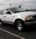 ford f 150 2002 white pickup truck xl gasoline 6 cylinders rear wheel drive automatic with overdrive 32401