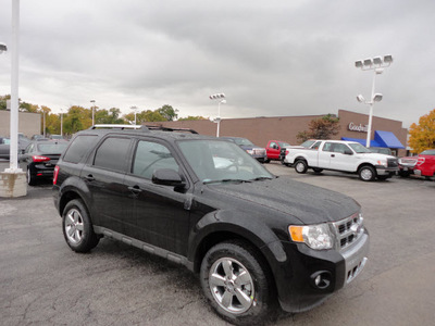 ford escape 2012 black suv limited awd flex fuel 6 cylinders all whee drive automatic with overdrive 60546