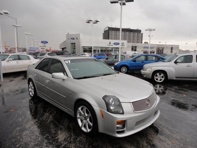 cadillac cts 2007 silver sedan v gasoline 8 cylinders rear wheel drive 6 speed manual 60546