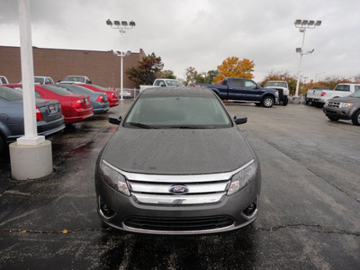 ford fusion 2012 gray sedan sel flex fuel 6 cylinders front wheel drive automatic with overdrive 60546