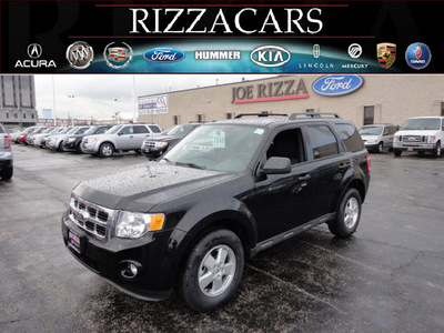 ford escape 2012 black suv xlt gasoline 4 cylinders front wheel drive automatic with overdrive 60546