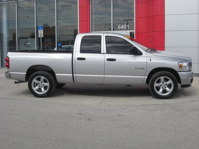 dodge ram 1500 2008 silver pickup truck gasoline 8 cylinders rear wheel drive automatic 33884