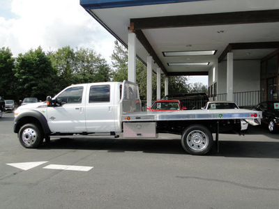 ford f 550 super duty 2011 white lariat biodiesel 8 cylinders 4 wheel drive automatic 98032
