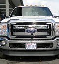 ford f 550 super duty 2011 white lariat biodiesel 8 cylinders 4 wheel drive automatic 98032