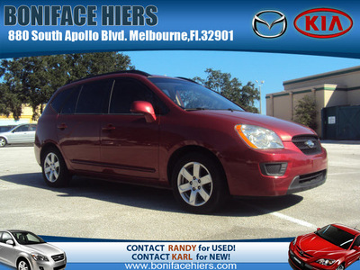 kia rondo 2008 red wagon lx gasoline 6 cylinders front wheel drive automatic 32901