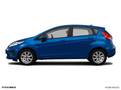 ford fiesta 2012 blue hatchback se gasoline 4 cylinders front wheel drive automatic 98032