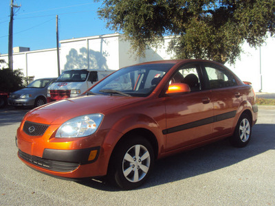 kia rio 2008 orange sedan lx gasoline 4 cylinders front wheel drive automatic 32901