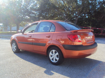 kia rio 2008 orange sedan lx gasoline 4 cylinders front wheel drive automatic 32901