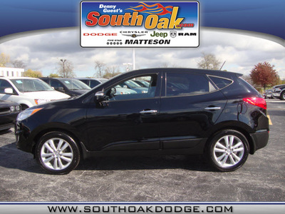 hyundai tucson 2011 black limited gasoline 4 cylinders all whee drive automatic 60443