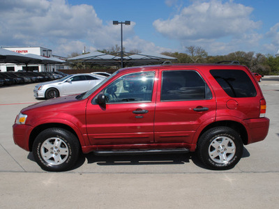 ford escape 2007 red suv xlt gasoline 6 cylinders front wheel drive automatic with overdrive 76087
