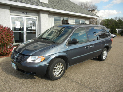 dodge grand caravan 2001 blue van sport gasoline 6 cylinders front wheel drive automatic 55016