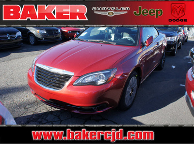 chrysler 200 convertible 2012 red s flex fuel 6 cylinders front wheel drive automatic with overdrive 08844