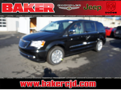 chrysler town and country 2012 black van touring l flex fuel 6 cylinders front wheel drive automatic with overdrive 08844