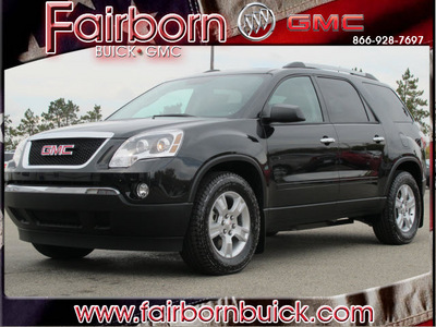gmc acadia 2012 black suv sle gasoline 6 cylinders all whee drive automatic 45324