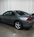 mitsubishi eclipse 2002 gray hatchback gt gasoline 6 cylinders front wheel drive automatic 76108