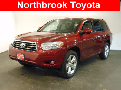 toyota highlander 2008 dk  red suv limited gasoline 6 cylinders all whee drive automatic 60062