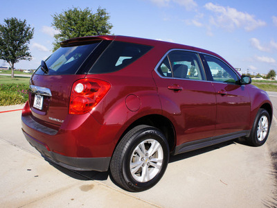 chevrolet equinox 2010 red suv ls gasoline 4 cylinders front wheel drive automatic 76018