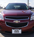chevrolet equinox 2010 red suv ls gasoline 4 cylinders front wheel drive automatic 76018