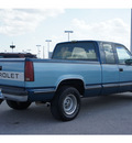 chevrolet c k 1500 series 1992 blue pickup truck c1500 silverado gasoline v8 rear wheel drive automatic with overdrive 77388