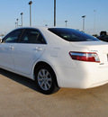 toyota camry hybrid 2009 white sedan hybrid 4 cylinders front wheel drive automatic 75228