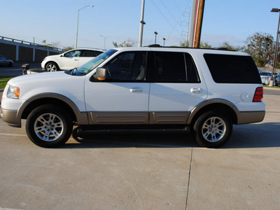 ford expedition 2003 white suv eddie bauer gasoline 8 cylinders sohc rear wheel drive automatic 75228