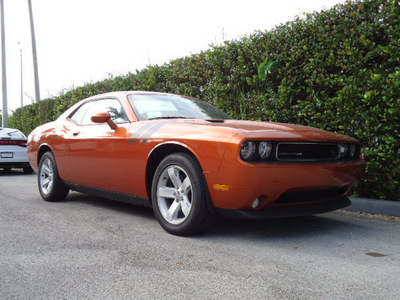 dodge challenger 2011 orange coupe r t gasoline 8 cylinders rear wheel drive 6 speed manual 33157