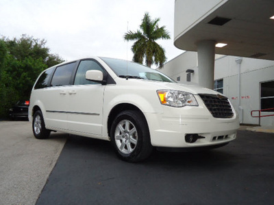 chrysler town and country 2010 white van touring gasoline 6 cylinders front wheel drive automatic 33157