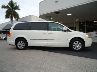 chrysler town and country 2010 white van touring gasoline 6 cylinders front wheel drive automatic 33157