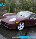porsche cayman 2007 carmona red coupe s gasoline 6 cylinders rear wheel drive 6 speed manual 98226